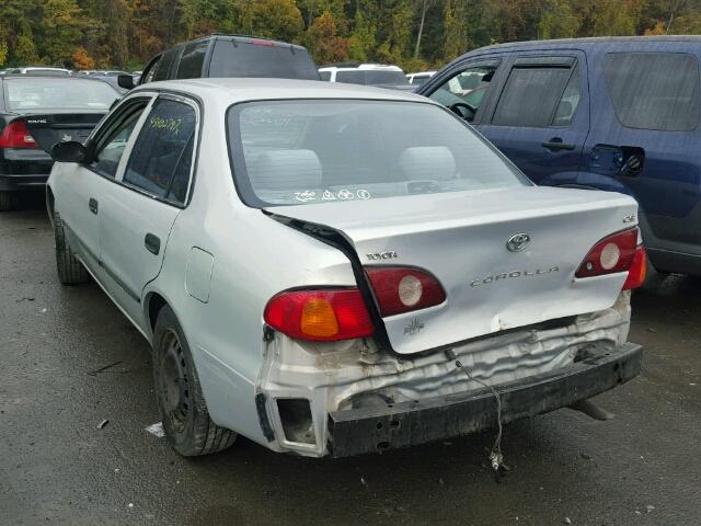 2T1BR12EX1C444491 - 2001 TOYOTA COROLLA CE SILVER photo 3