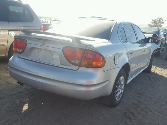 1G3NL52F94C100579 - 2004 OLDSMOBILE ALERO GL SILVER photo 4