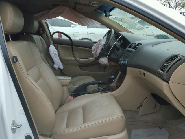 1HGCM66527A088188 - 2007 HONDA ACCORD EX WHITE photo 5