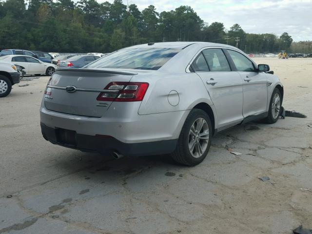 1FAHP2E8XDG159023 - 2013 FORD TAURUS SEL SILVER photo 4