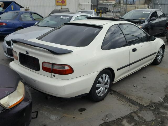 2HGEJ1122SH515591 - 1995 HONDA CIVIC EX WHITE photo 4