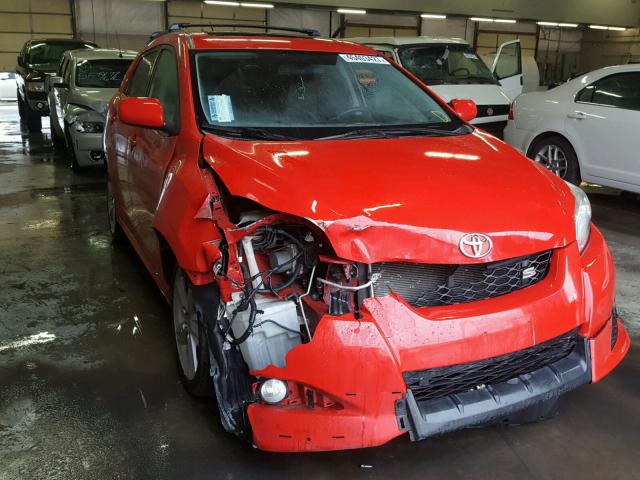 2T1LE40E09C004814 - 2009 TOYOTA COROLLA MA RED photo 1