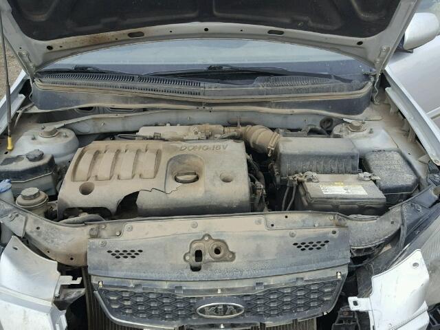 KNADH4B37B6918513 - 2011 KIA RIO SILVER photo 7