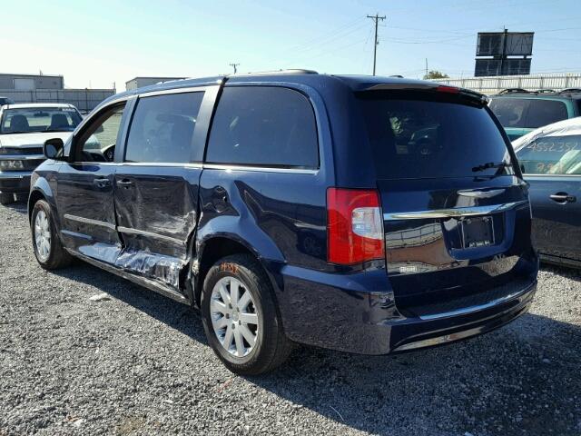 2C4RC1BG6FR546556 - 2015 CHRYSLER TOWN & COU BLUE photo 3