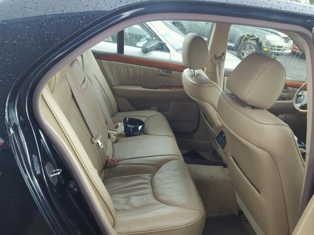 JTHBN36F840163359 - 2004 LEXUS LS 430 BLUE photo 6