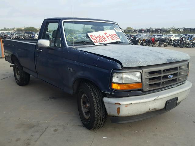 1FTDF15Y3NLA95504 - 1992 FORD F150 BLUE photo 1