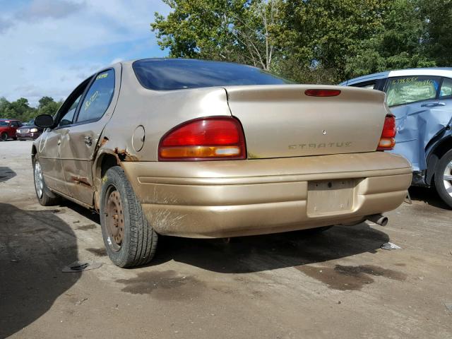 1B3EJ56H1YN285482 - 2000 DODGE STRATUS ES GOLD photo 3