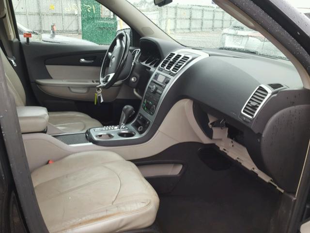 1GKER23737J162102 - 2007 GMC ACADIA SLT შავი ფოტო 5