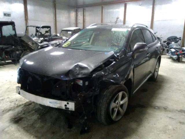 2T2BK1BA9AC040952 - 2010 LEXUS RX GRAY photo 2