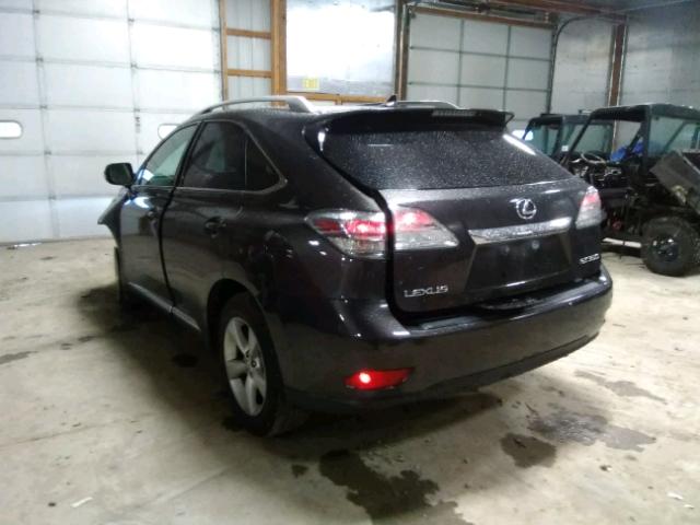 2T2BK1BA9AC040952 - 2010 LEXUS RX GRAY photo 3