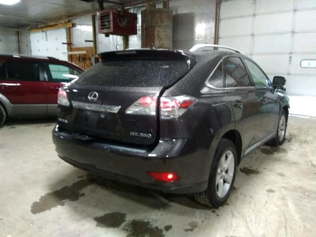 2T2BK1BA9AC040952 - 2010 LEXUS RX GRAY photo 4