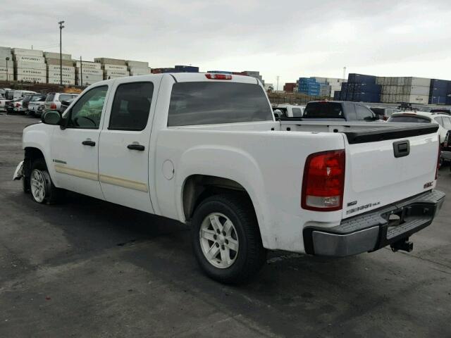 3GTEC23079G214741 - 2009 GMC SIERRA C15 WHITE photo 3