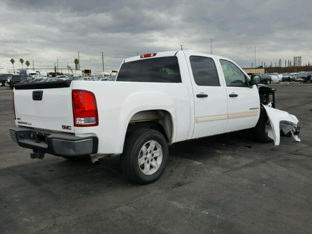 3GTEC23079G214741 - 2009 GMC SIERRA C15 WHITE photo 4