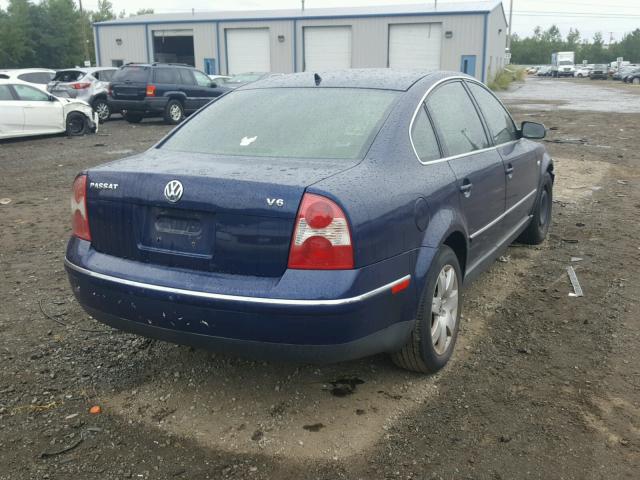 WVWRH63B12P110680 - 2002 VOLKSWAGEN PASSAT GLX 蓝色 照片 4