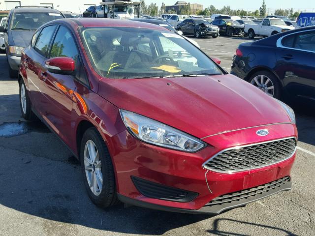 1FADP3K28HL206177 - 2017 FORD FOCUS SE RED photo 1