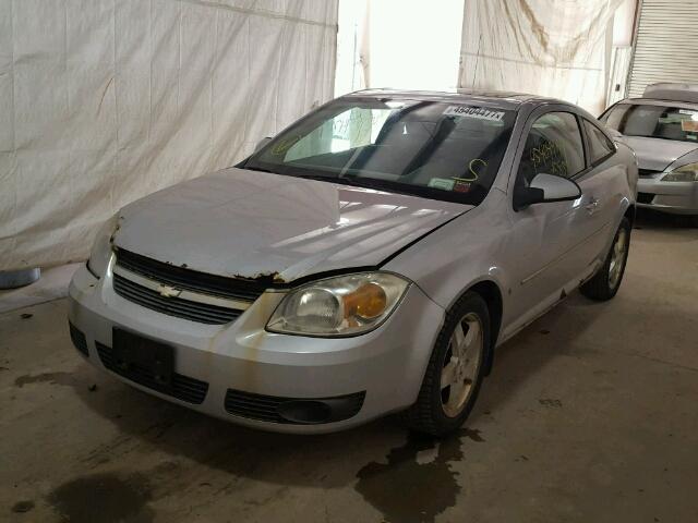 1G1AL18F067680338 - 2006 CHEVROLET COBALT LT SILVER photo 2