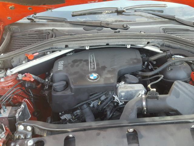 5UXWZ7C32H0X41338 - 2017 BMW X3 RED photo 7