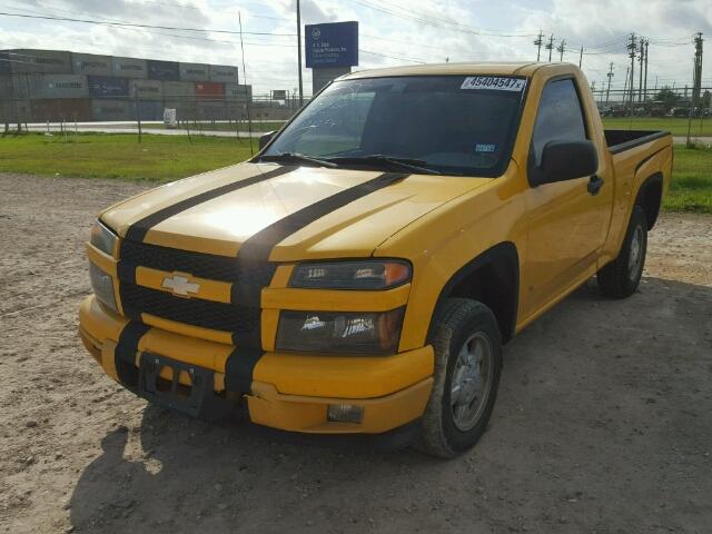 1GCCS149978144275 - 2007 CHEVROLET COLORADO YELLOW photo 2