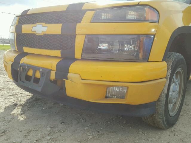 1GCCS149978144275 - 2007 CHEVROLET COLORADO YELLOW photo 9