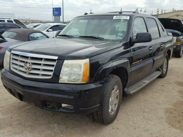 3GYEK63NX3G191141 - 2003 CADILLAC ESCALADE E BLACK photo 2