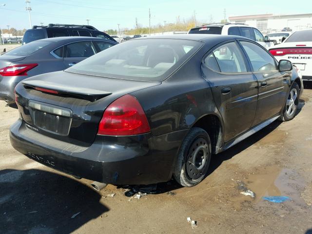 2G2WP522351202316 - 2005 PONTIAC GRAND PRIX BLACK photo 4