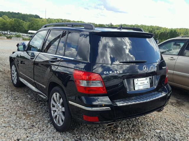 WDCGG8HB3AF481336 - 2010 MERCEDES-BENZ GLK 350 4M BLACK photo 3