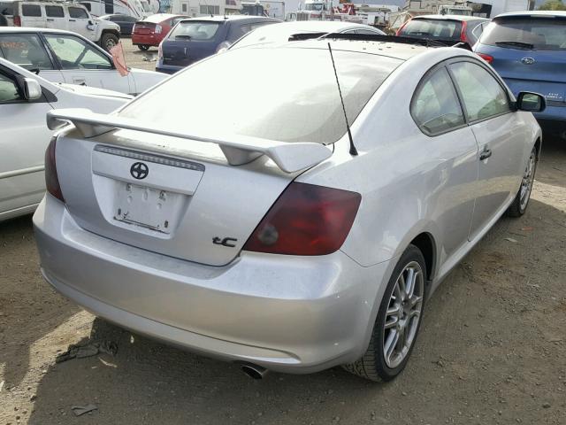 JTKDE177660077159 - 2006 TOYOTA SCION TC SILVER photo 4