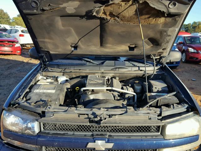 1GNDS13S742414490 - 2004 CHEVROLET TRAILBLAZE BLUE photo 7