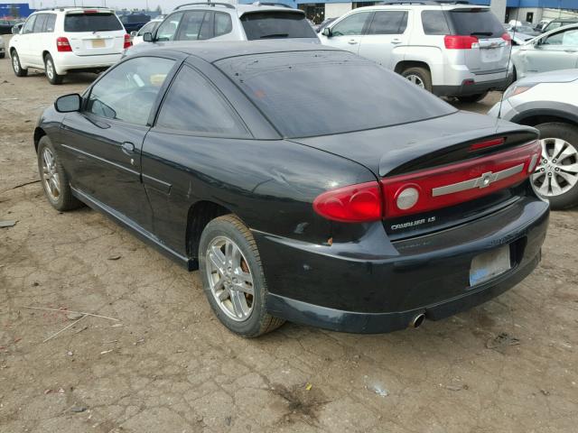 1G1JH12F437153411 - 2003 CHEVROLET CAVALIER L BLACK photo 3