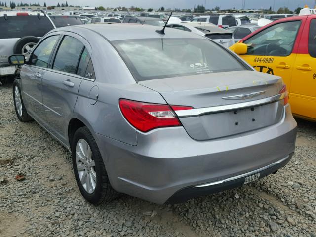 1C3CCBBB0DN589823 - 2013 CHRYSLER 200 TOURIN SILVER photo 3