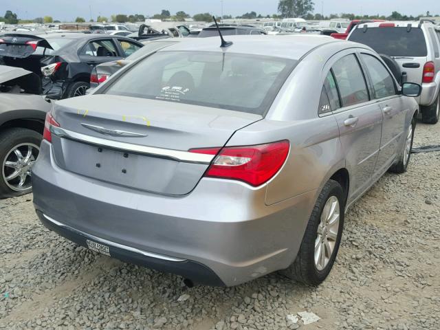 1C3CCBBB0DN589823 - 2013 CHRYSLER 200 TOURIN SILVER photo 4