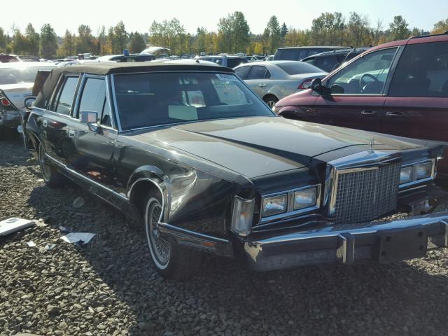 1LNBP96F8GY609574 - 1986 LINCOLN TOWN CAR BLACK photo 1