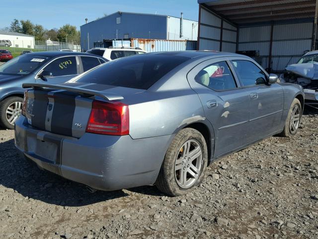 2B3KA53HX6H173888 - 2006 DODGE CHARGER R/ GRAY photo 4