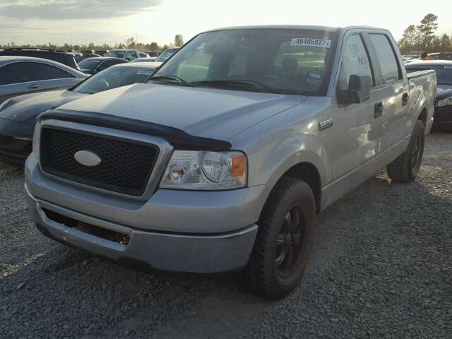 1FTRW12W67KC31691 - 2007 FORD F150 SUPER SILVER photo 2