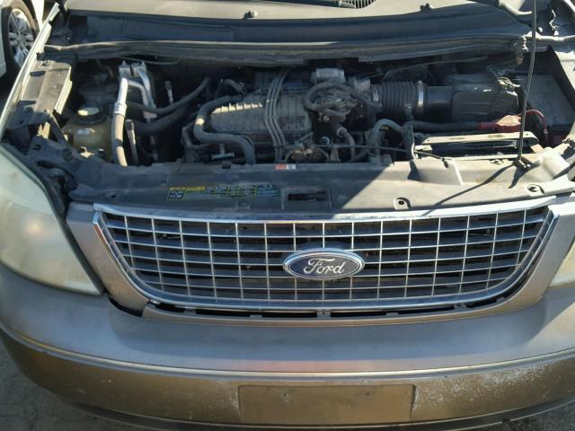 2FMZA52206BA29985 - 2006 FORD FREESTAR S GOLD photo 7