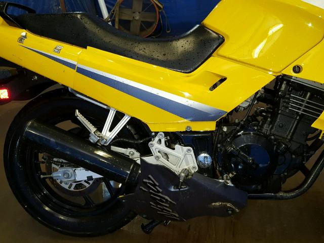 JKAEXMF174DA00985 - 2004 KAWASAKI EX250 F YELLOW photo 9