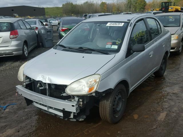 JTDBT123630276992 - 2003 TOYOTA ECHO SILVER photo 2