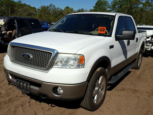 1FTPW14V46FB67525 - 2006 FORD F150 WHITE photo 2