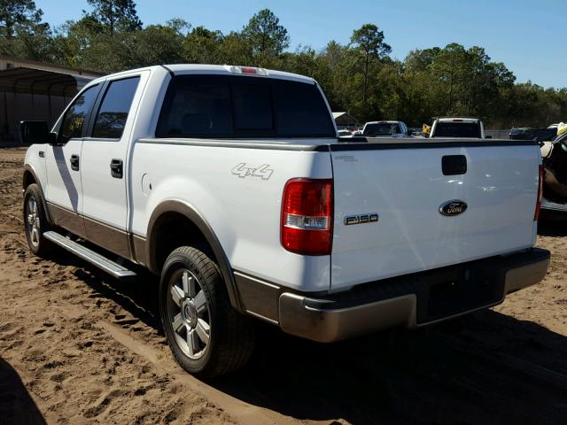 1FTPW14V46FB67525 - 2006 FORD F150 WHITE photo 3