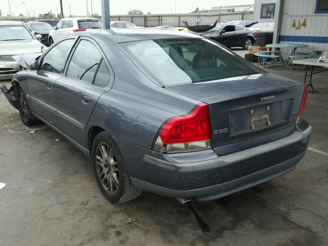 YV1RS59VX42362905 - 2004 VOLVO S60 2.5T GRAY photo 3