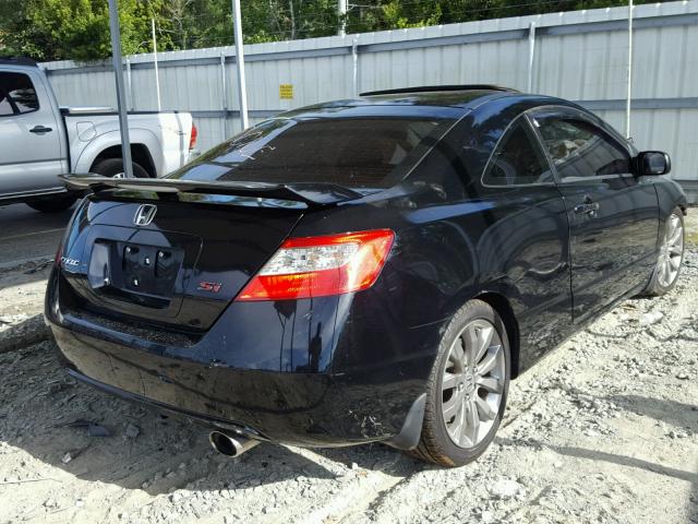 2HGFG2A56AH701099 - 2010 HONDA CIVIC SI BLACK photo 4