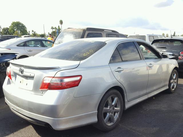 4T1BE46K57U099875 - 2007 TOYOTA CAMRY NEW SILVER photo 4