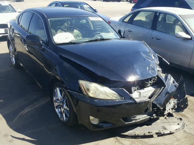 JTHBE262662002684 - 2006 LEXUS IS 350 BLACK photo 1