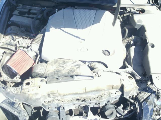 JTHBE262662002684 - 2006 LEXUS IS 350 BLACK photo 7