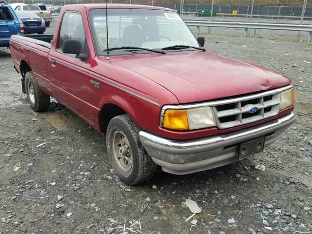 1FTCR10A4PTA25672 - 1993 FORD RANGER RED photo 1