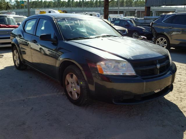 1B3CC4FB7AN146342 - 2010 DODGE AVENGER BLACK photo 1