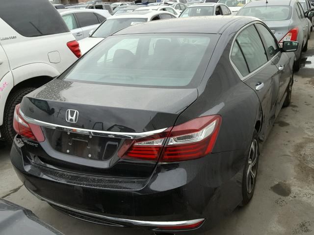 1HGCR2F31GA238056 - 2016 HONDA ACCORD LX BLACK photo 4