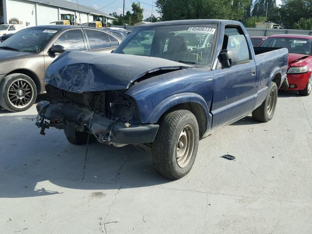 1GCCS14H938109494 - 2003 CHEVROLET S TRUCK S1 BLUE photo 2