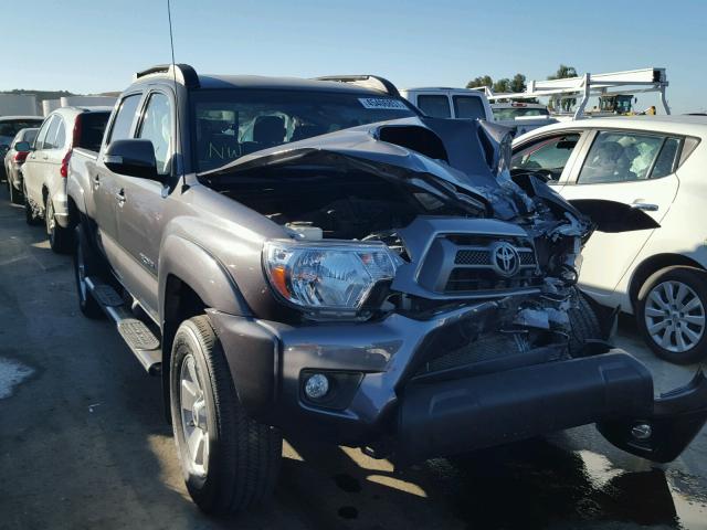 3TMJU4GNXFM178327 - 2015 TOYOTA TACOMA DOU CHARCOAL photo 1