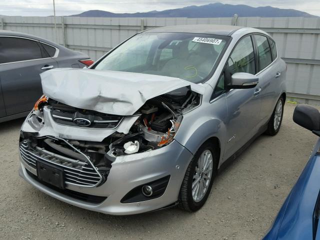 1FADP5BU9DL505569 - 2013 FORD C-MAX SEL SILVER photo 2